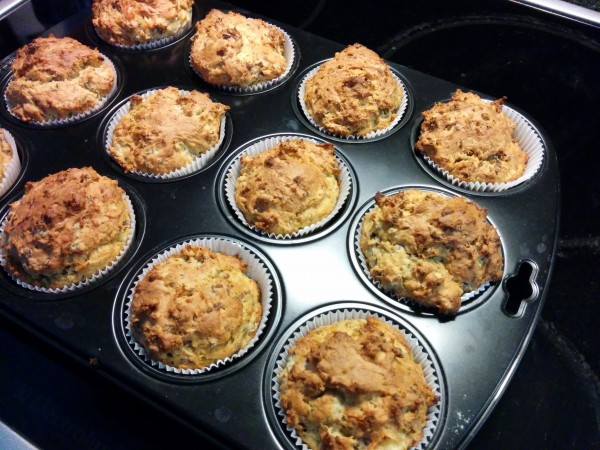 Bild zum Rezept Hackfleisch-Muffins. Fertig gebackene Muffins.