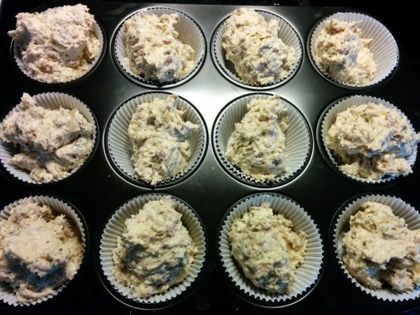 Bild zum Rezept Hackfleisch-Muffins. Muffins vor dem Backen.