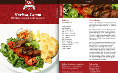 Rezept: Harissa-Lamm mit Baba Ganoush