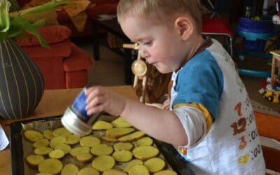 Kinderleicht und fein: Kartoffeln mit Rosmarin Knoblauchsalz