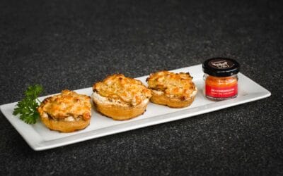 Rezept: Schlemmer-Champignons mit Schiesspulver (vegan)