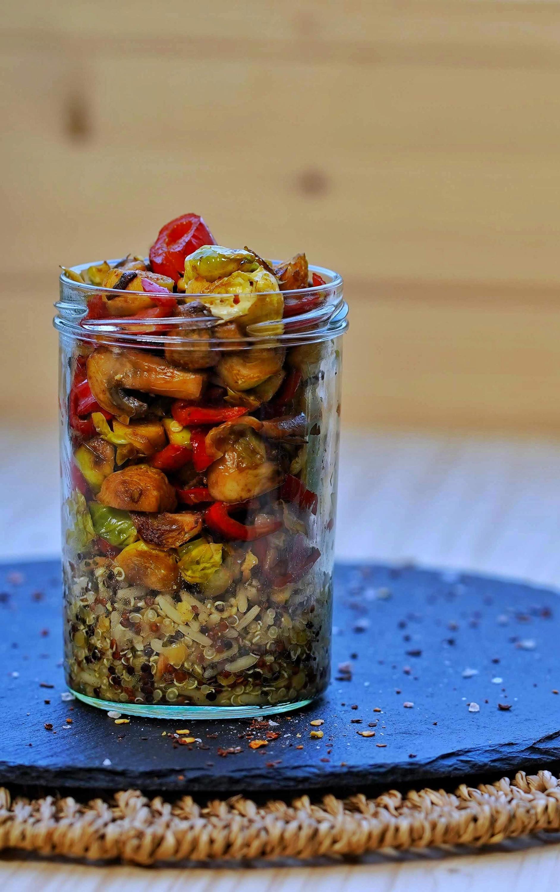 Rezept: Warmer Gemüsesalat (glutenfrei und vegan) - Würzmeister